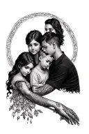fore arm tatto about a family of 2 brothers and a mom no pictures tattoo design idea