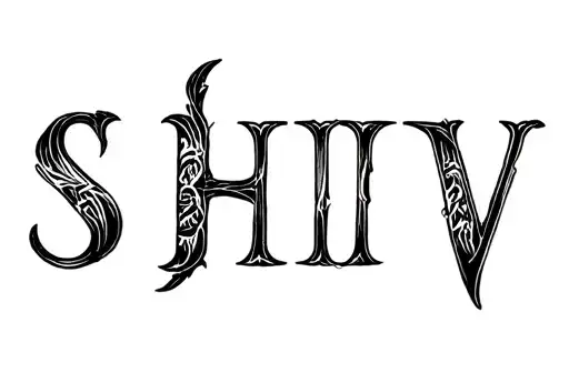 "Shiv" tattoo design idea