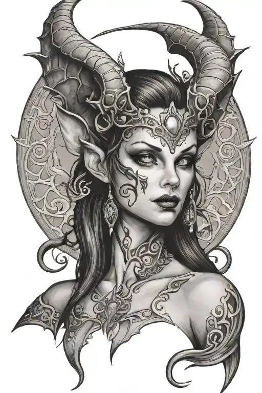 succubus tattoo tattoo design idea
