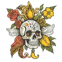 chastity cuckold tattoo design idea