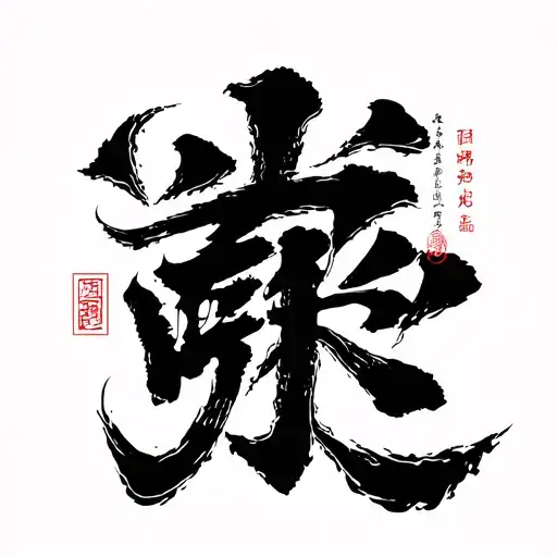 Chinese Word awesome tattoo design idea