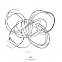 mobius loop alpha omega tattoo design idea