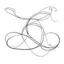 mobius loop alpha omega tattoo design idea