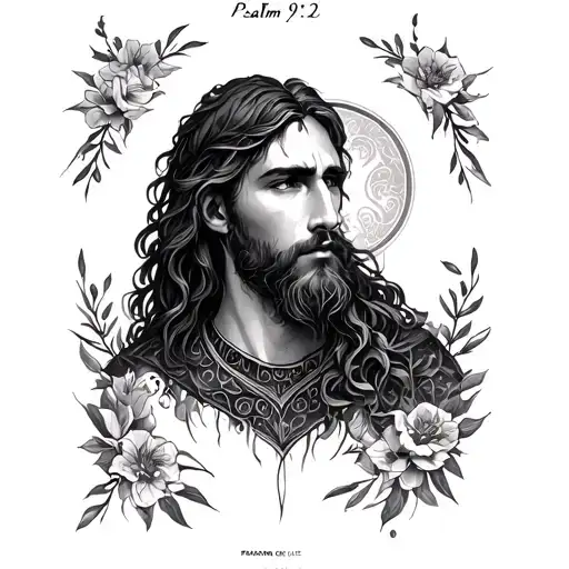 Psalm 91:2 tattoo design idea