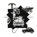 cars and car parts, mechanic   tattoo design idea