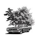 Pontiac 1965 tattoo design idea