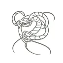 scorpion intertwined with aries zodiac sign tattoo design idea