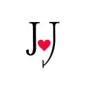 "small and elegant, minimal" lowercase J with heart tattoo design idea