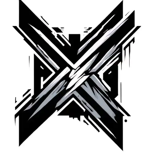 edgerunners logo cyberpunk tattoo design idea