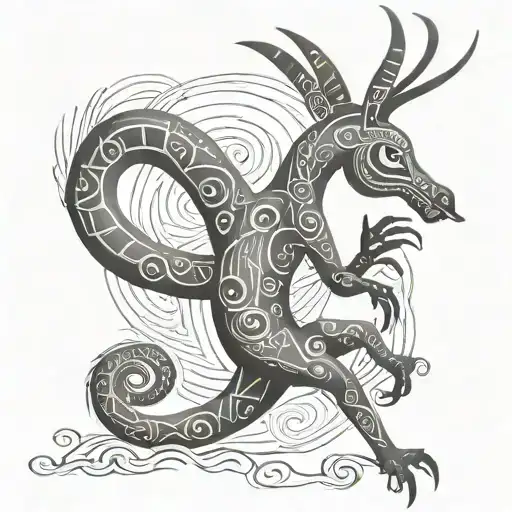 Kokopelli tattoo design idea