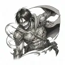 attack on titan tattoo design idea