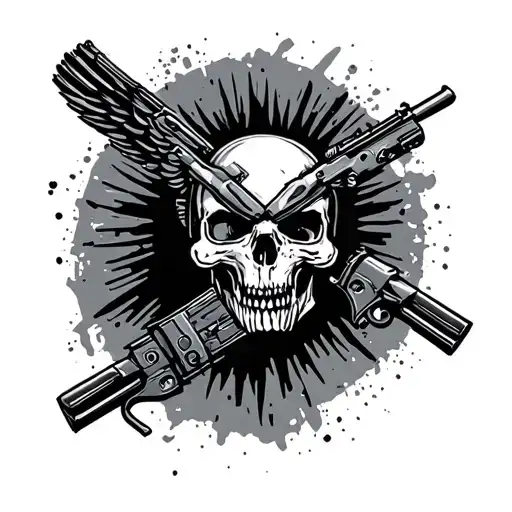 ex special forces , serbia tattoo design idea