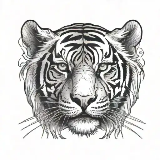 tiger tattoo design idea