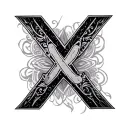 Xo tattoo design idea