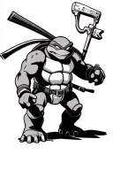Ralph from tmnt 1990 cartoon tattoo design idea