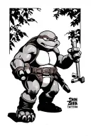 Ralph from tmnt 1990 cartoon tattoo design idea