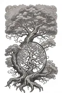 yggdrasil tree tattoo tattoo design idea