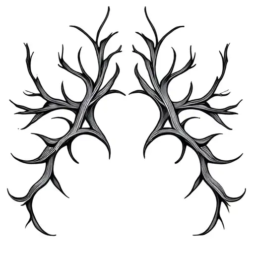Smooth, branching lines like soft energy veins. Organic and calm, no shading, natural anatomical flow. tattoo design idea