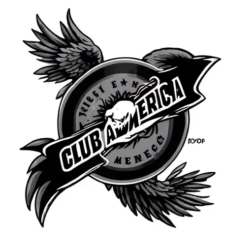 club america tattoo design idea