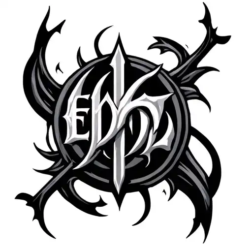 Elden Ring logo tattoo design idea