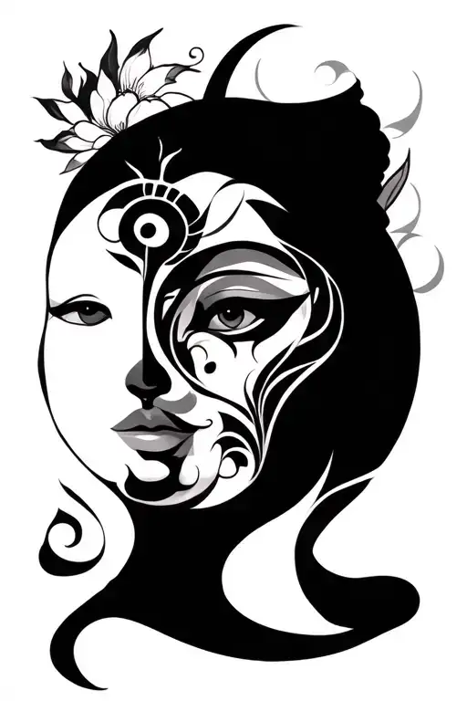 Gemini, Tamil tattoo design idea