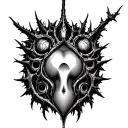 thorn pubic area/abdomen tattoo women  tattoo design idea