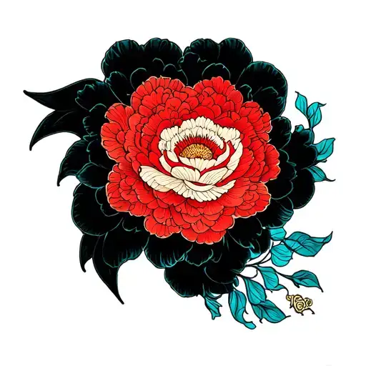 Kazakhstan and wales tattoo design idea