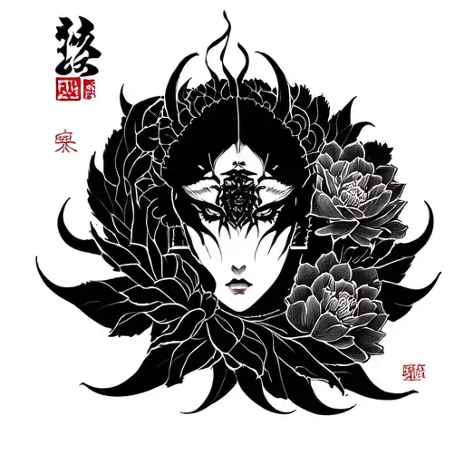 namakubi neo japanes style design tattoo design idea