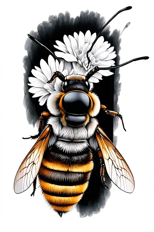 I already have the side profile of a realistic bee on my inner bicep. I would like to incorporate this into the sleeve. tattoo design idea