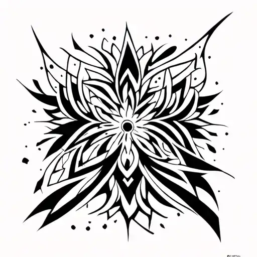 lyric abstraction, ataraxia, happiness, love, and calm for male chest. Soft, harmonious colors. tattoo design idea