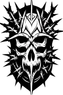 8 pointed tribal tattoo spearheaded tips wrapped in thorns tattoo design idea