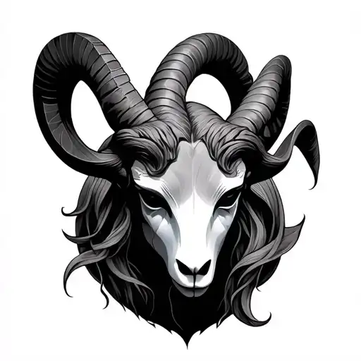 libra aries tattoo design idea