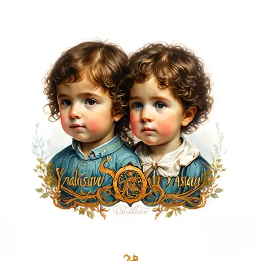 The names of children with the allocation of a similar syllable Yaroslav Vladislav Stanislav tattoo design idea