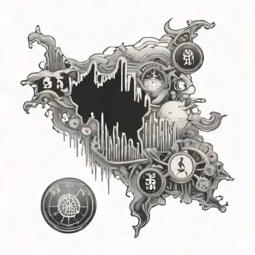 Stock Market tattoo design idea