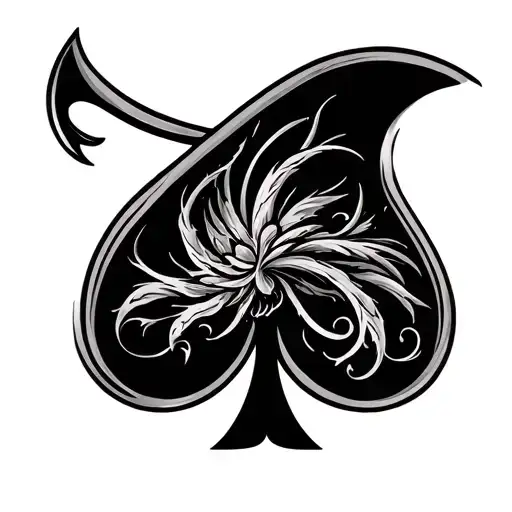 spade bbc cuckold tattoo design idea