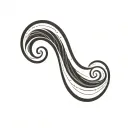 Filler Wave Patterns tattoo design idea