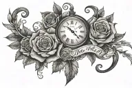 one day at a time tattoo design idea