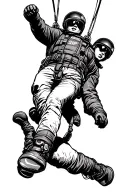 Skydive, Police tattoo design idea