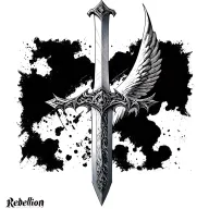 rebellion sword from devil may cry tattoo design idea