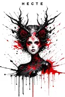 Hecate surrounded tattoo design idea