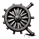 Wagon Wheel tattoo design idea