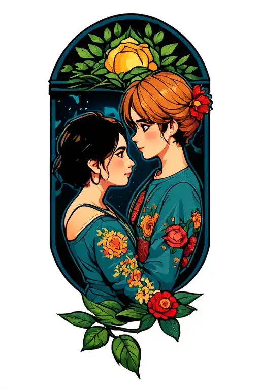 stardew valley intertwined with eachother tattoo design idea