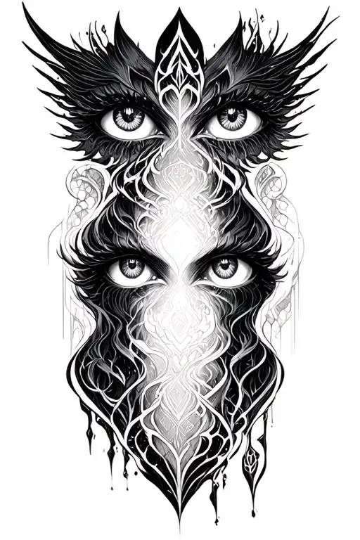 Stormlight Archive Double Eye tattoo design idea