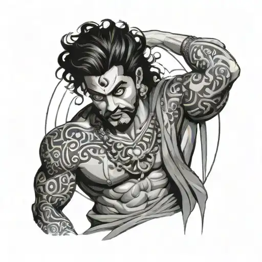 Arjun tattoo design idea