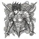 berserk manga inspired tattoo tattoo design idea