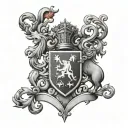 family crest Kelly representing tattoo design idea