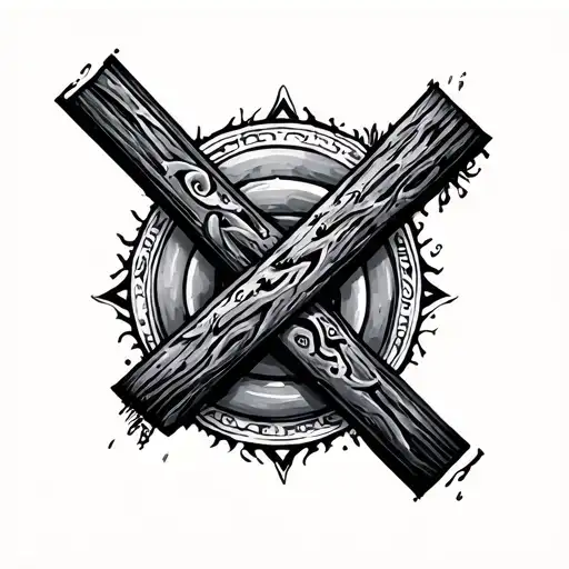 Crossroads tattoo design idea