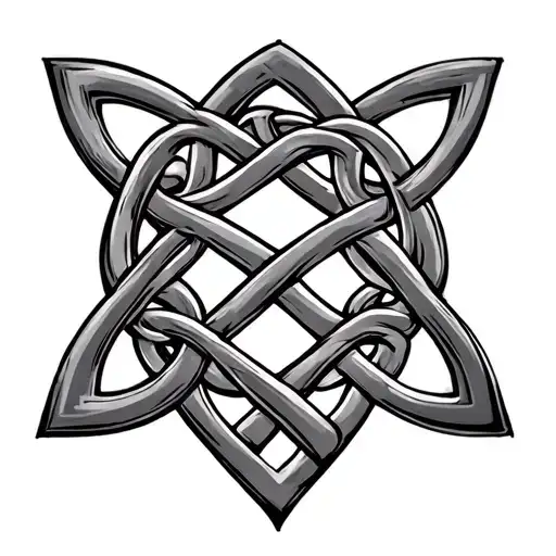 Celtic Dara Knot tattoo design idea
