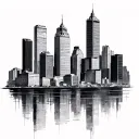 Philly Skyline tattoo design idea