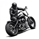 Biker tattoo design idea